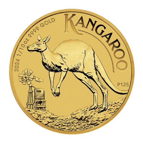 1/10 oz Zlatá minca Kangaroo 2024