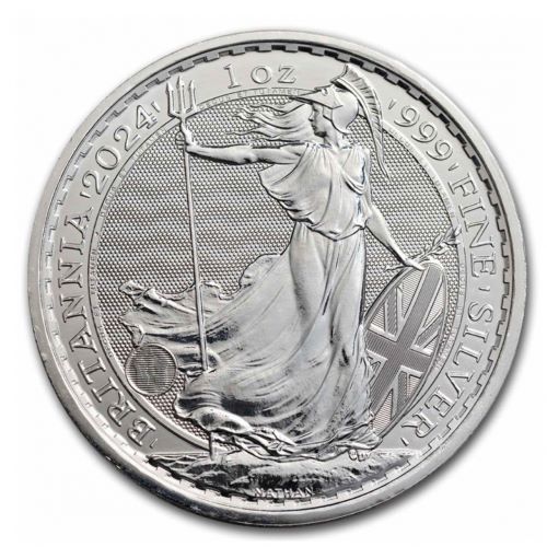 1 oz Strieborná minca Britannia 2024