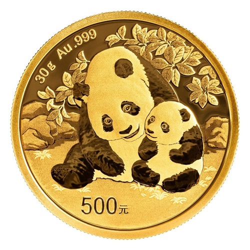 30g zlatá minca Panda 2024