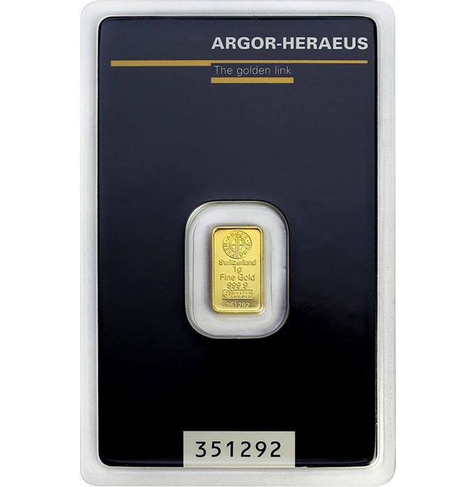 Gold Argor-Heraeus 1 g