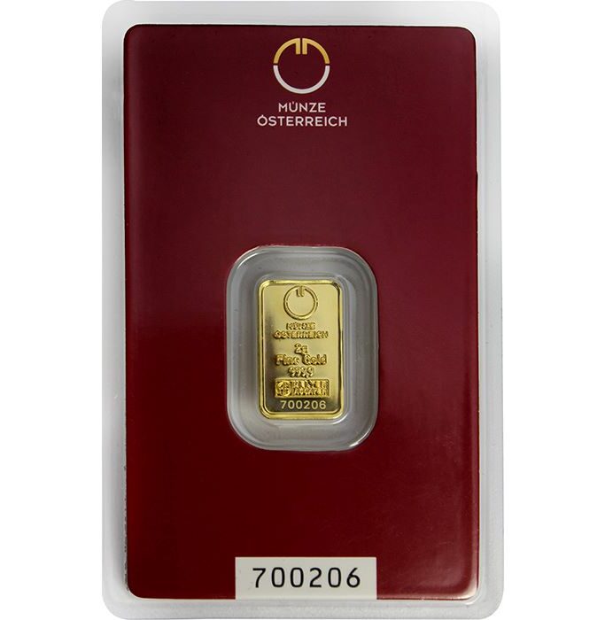 Gold Münze Österreich 2 g