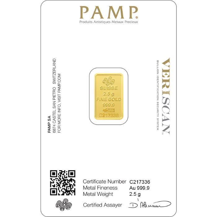 2.5 g PAMP Lady Fortuna Veriscan 2024