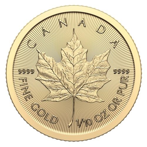 1-10 oz Zlatá minca Maple Leaf 2024