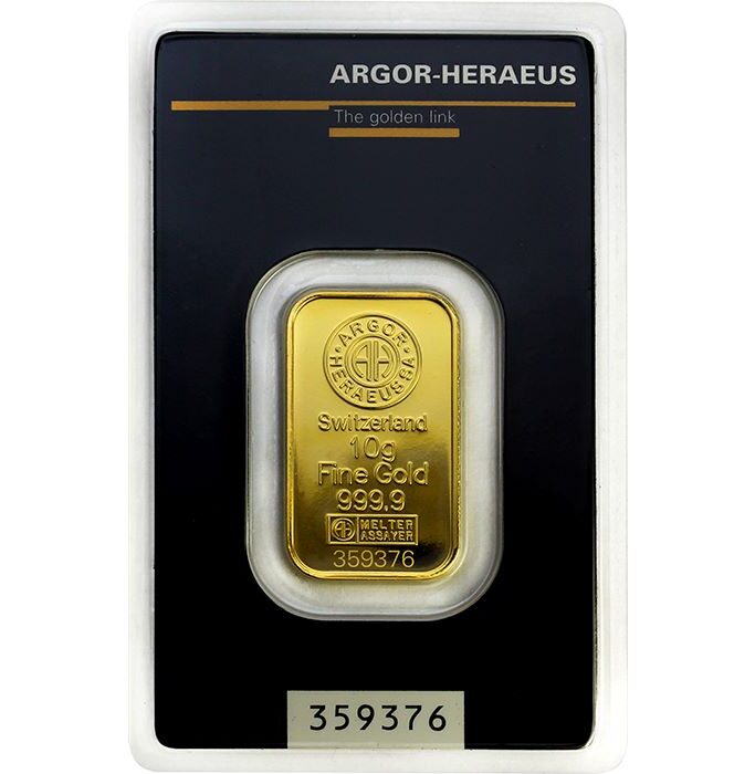 Gold Argor-Heraeus 10 g