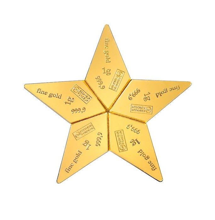 Gold CombiBar Star Valcambi 5 x 1 g