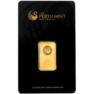 10 g Zlatá tehlička Perth Mint 2024